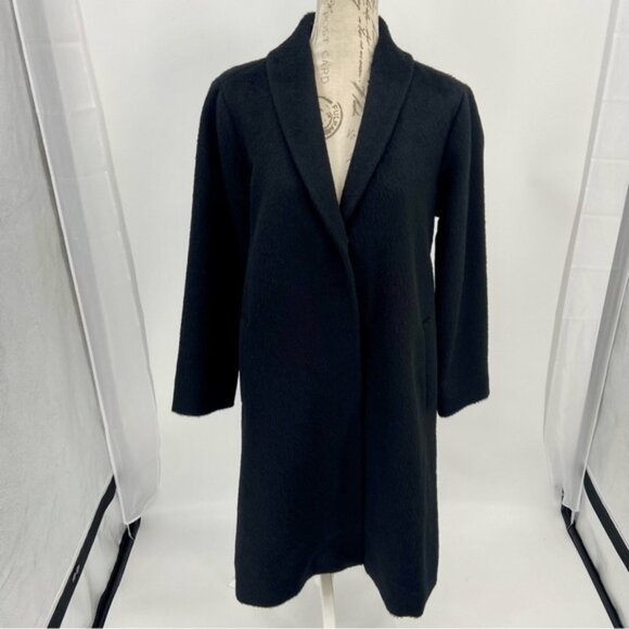 Eileen Fisher Alpaca Luxe Shawl Collar Coat   size XXS - Picture 10 of 16